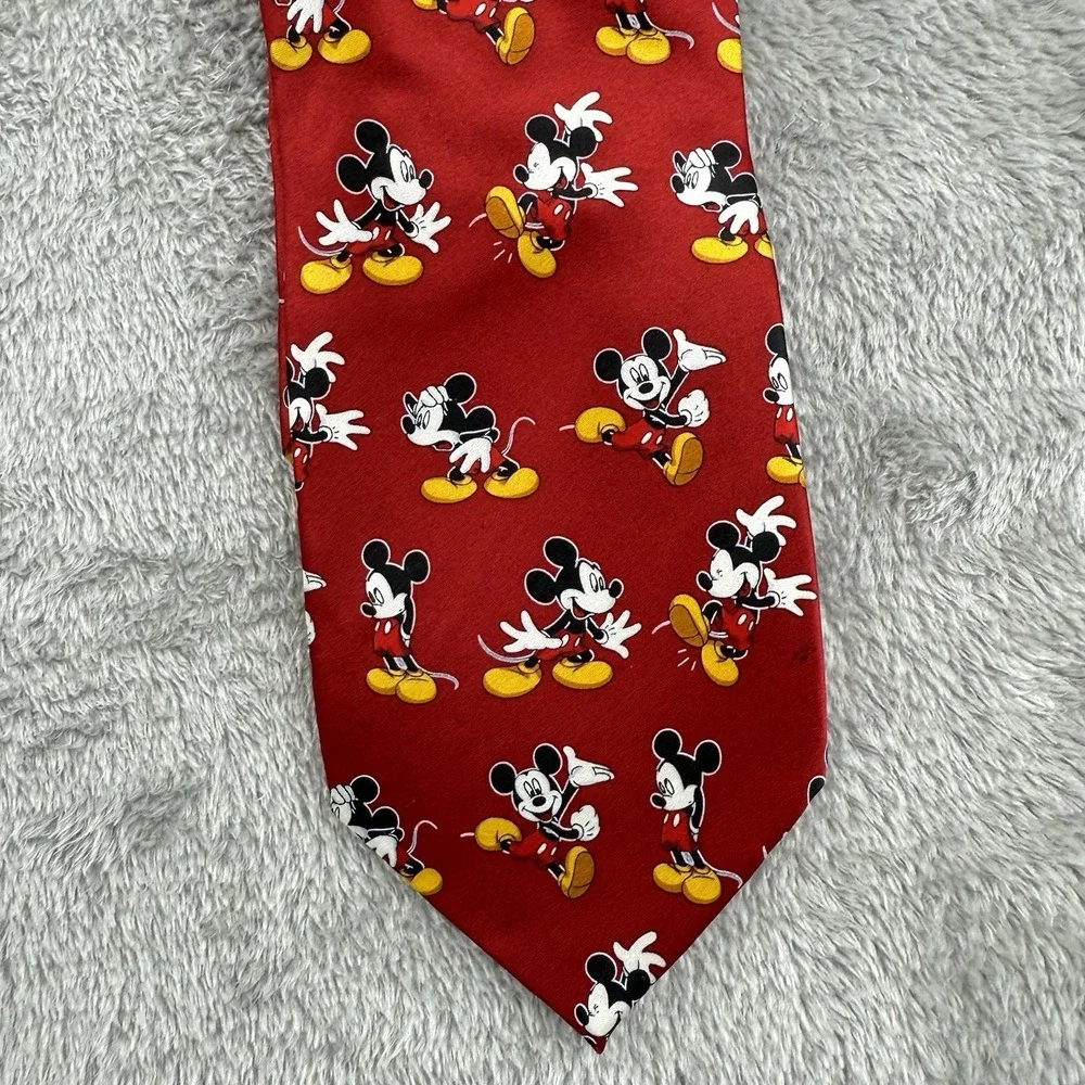 Disney‎ Mickey Mouse Tie Mens 3.5